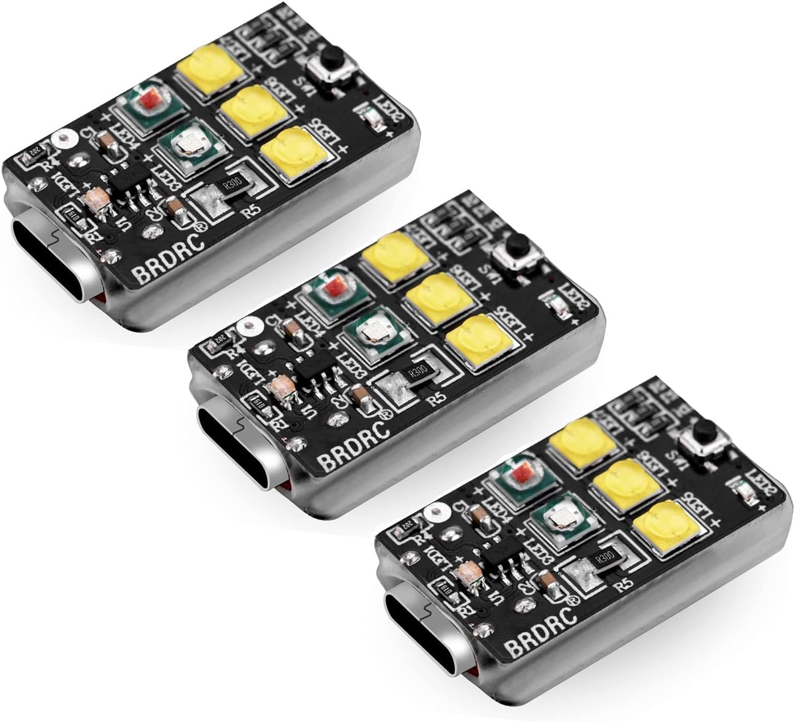 HeiyRCAir 3S Anti-Collision Led Strobe Lights for DJI Mini 4K/2S/3 Pro/4 Pro/Avata 2/2S/Mini 2 SE S