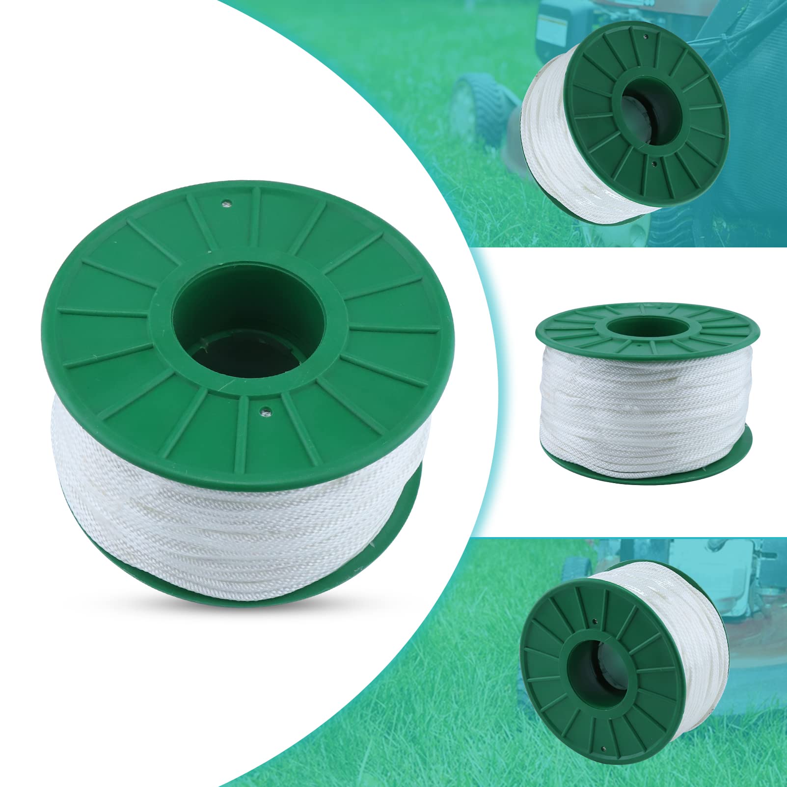 Trimmer Replacement Starter Rope Recoil Starter Rope 5mm X 100m Pull Start Rope For Lawn Mowers ...