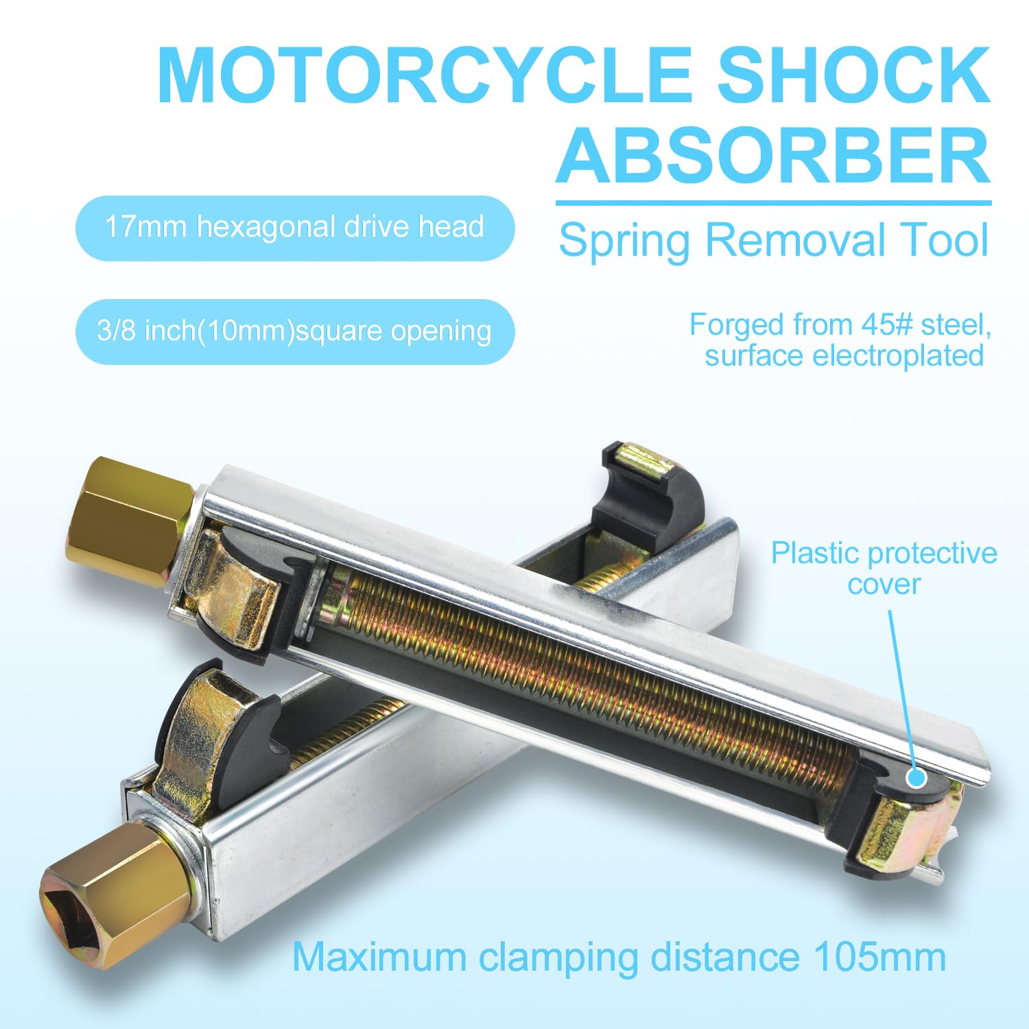 Outil de compresseur de Ressort de Moto, Outil de Retrait de Ressort d'amortisseur, Outils de réparation de Moto
