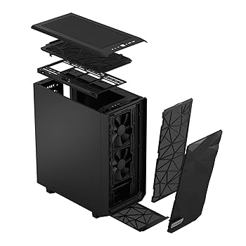 Amazon.co.jp: Fractal Design Meshify 2 Compact Black ミドル