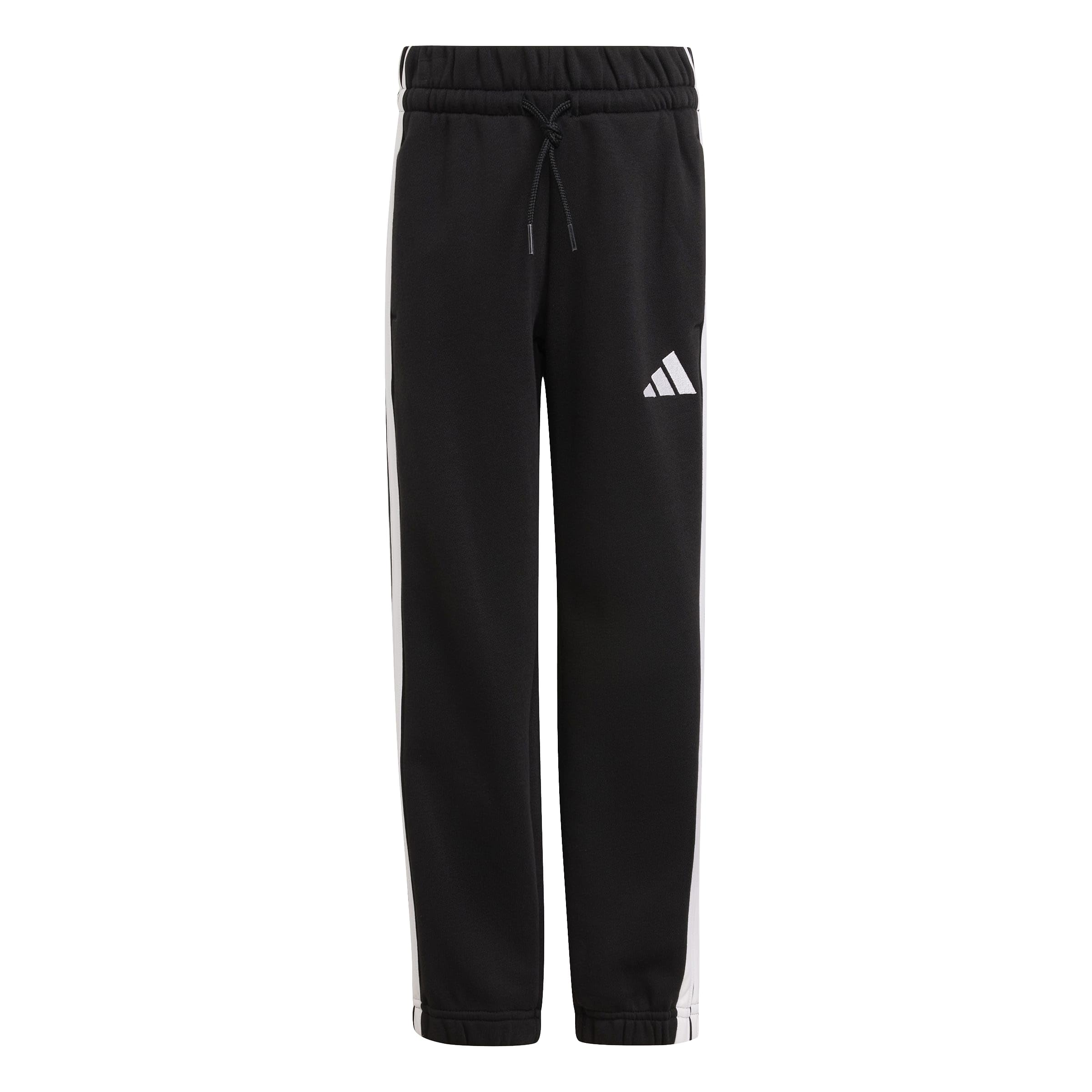 adidas Unisex Kids Essentials 3 Stripes Pants, Black/White, 7-8 Years