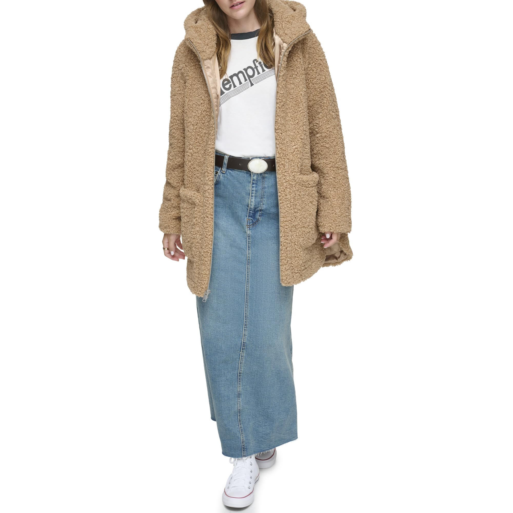 Women's Seneca Faux Fur Teddy Coat-image-6