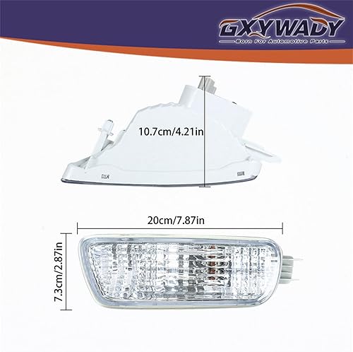 Miniatura 6 de GXYWADY 2 luces de señal de giro de repuesto para Tacoma 2001 2002 2003 2004 camioneta izquierda del conductor y lado derecho del pasajero delantero