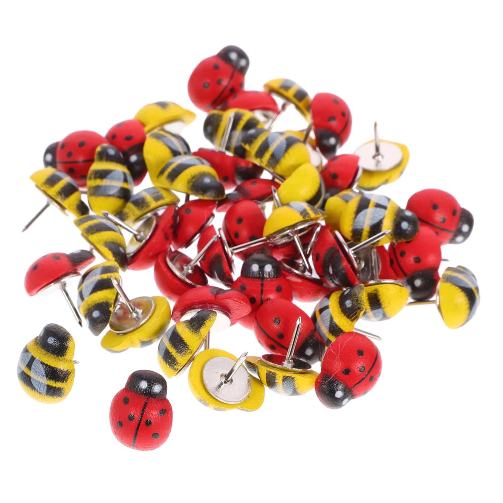 Housoutil 5 Ensembles Punaise Multifonctionnelle Punaise Insecte pour Décoration pour Activités Manuelles 50 Pièces * 5