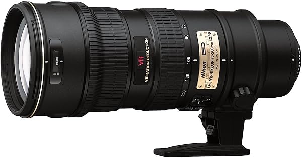 Lente Nikon 70-200mm f/2.8G ED-IF AF-S VR Zoom Nikkor para Cámaras DSLR Nikon - Caja Blanca (Nuevo) (Renovado)