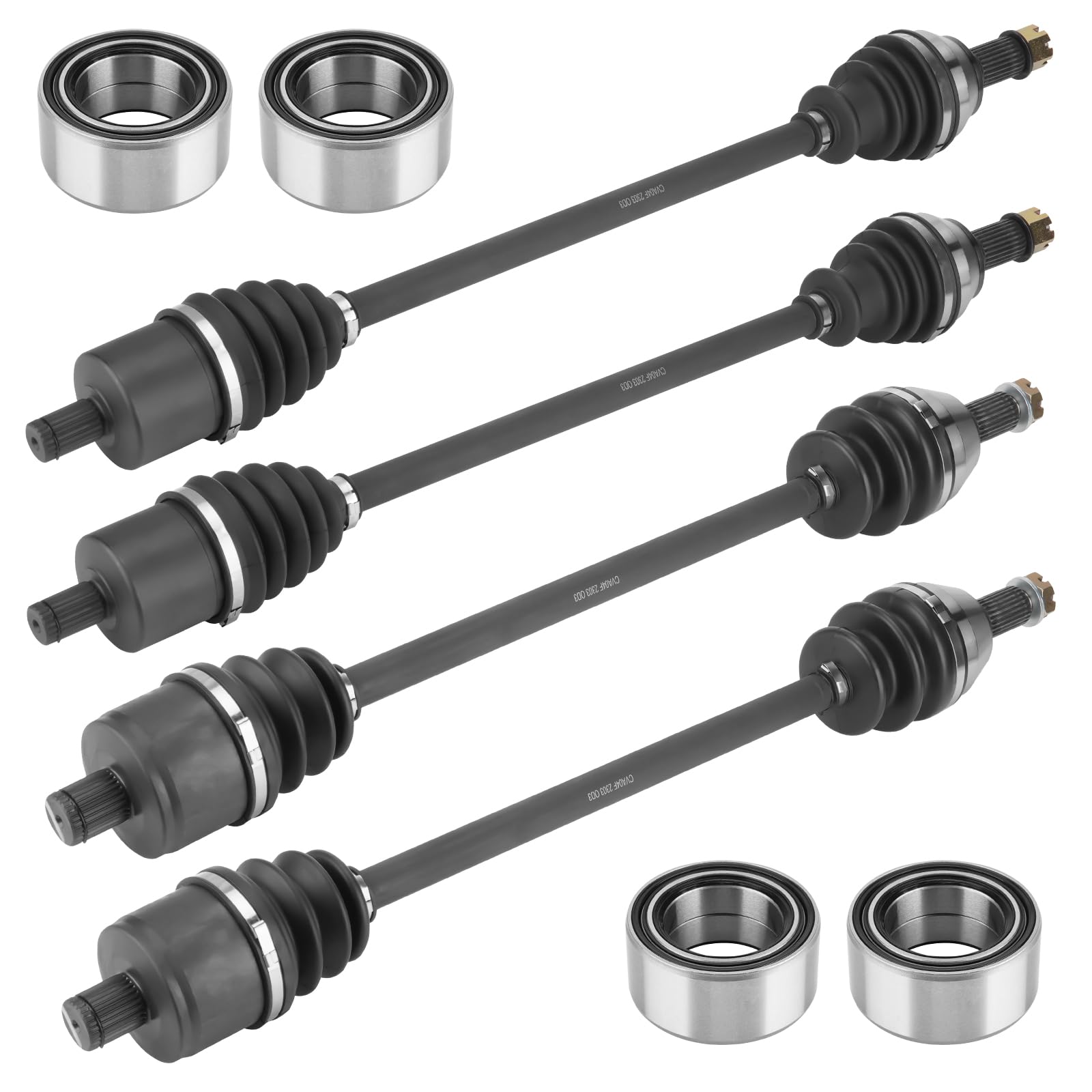 Photo 1 of ** new ** Front Rear Left and Right CV Axle shaft & Wheel Bearing Set for Polaris RZR XP 1000 EPS/RZR XP 4 1000 EPS/RZR XP 1000 EPS High Lifter Edition 2014 2015, Replace for 1333420 1333439 - Full Set
