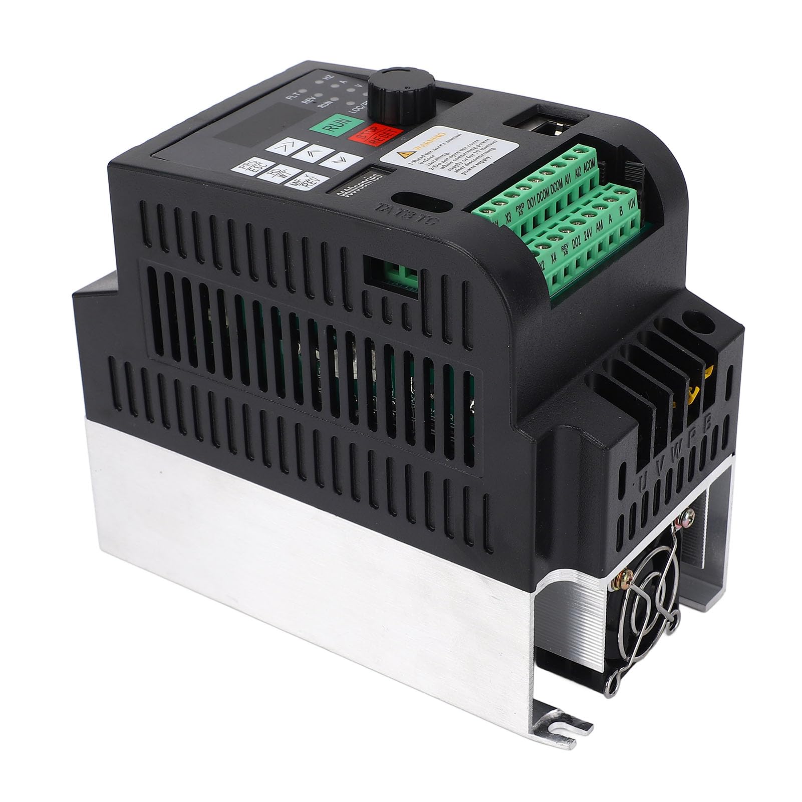 Generic Przetwornica Częstotliwości Mikrowektorowa o Mocy 2,2 KW Wydajny Falownik do Silnika Pompy Wodnej Wejście 110 V Wyjście 3 Fazy 0–220 V ze Sterowaniem PID