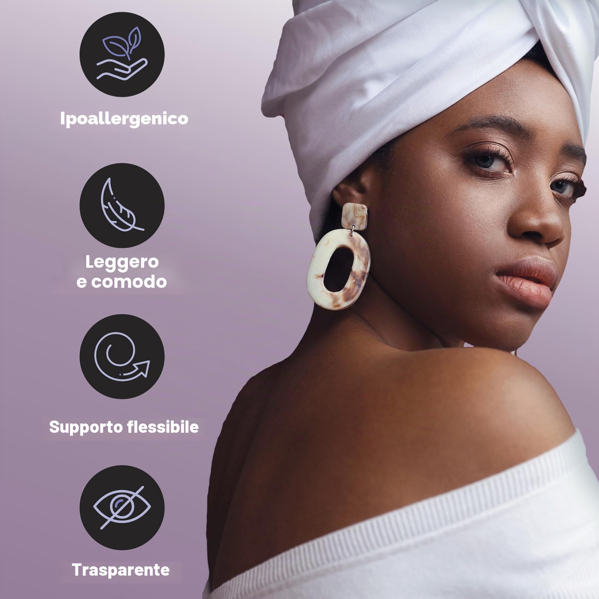 Lobe Miracle Ear Lobe Support Patch (60 Conteggio)