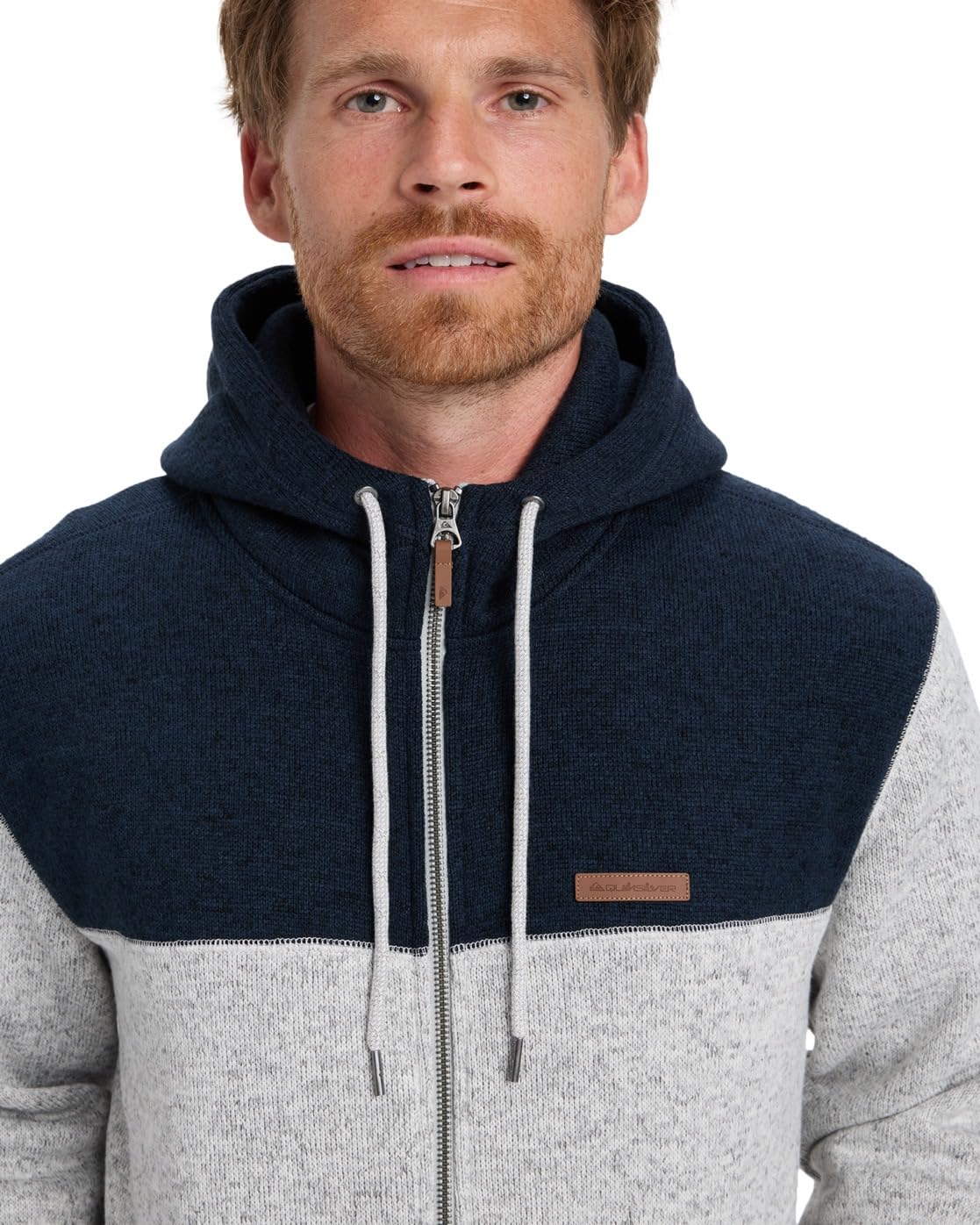 Quiksilver Keller Block Zip Bluza polarowa Szary XL