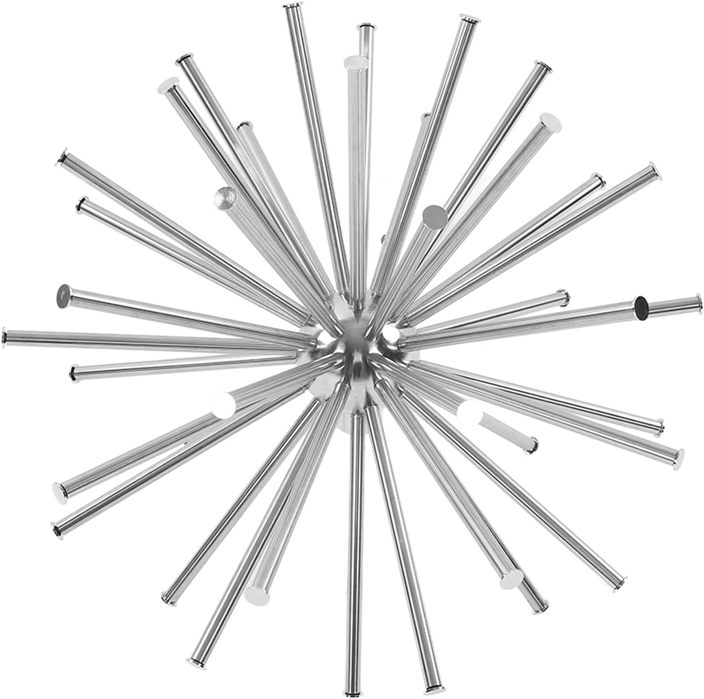 Dandelion Fountain Nozzle, Stainless Steel Crystal Ball Nozzle, Multi Hole Design for Garden Pools and Fish (G1in)