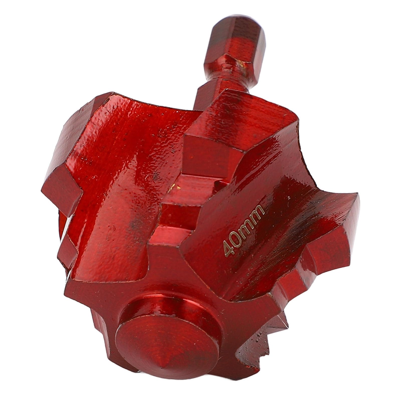 Yctze Foret de Levage PPR, Foret Hélicoïdal de 40 Mm, à Tige Hexagonale de 1/4 Pouce avec Pointe d'angle de 90 Degrés, Idéal pour l'alésage de Perçage de Réparation de Tuyaux en Plastique PVC PPR