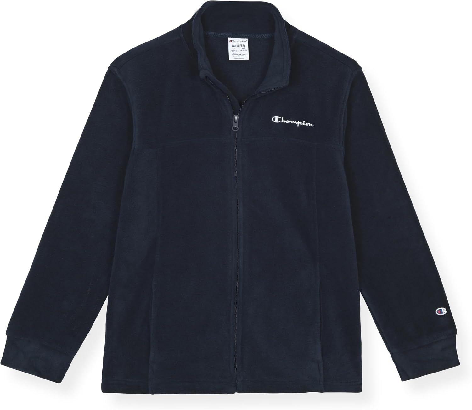 Champion Boys Fleece Jacket Full Zip Polar Fleece Track Jacket With Pockets for Kids Warm Layering Outerwear