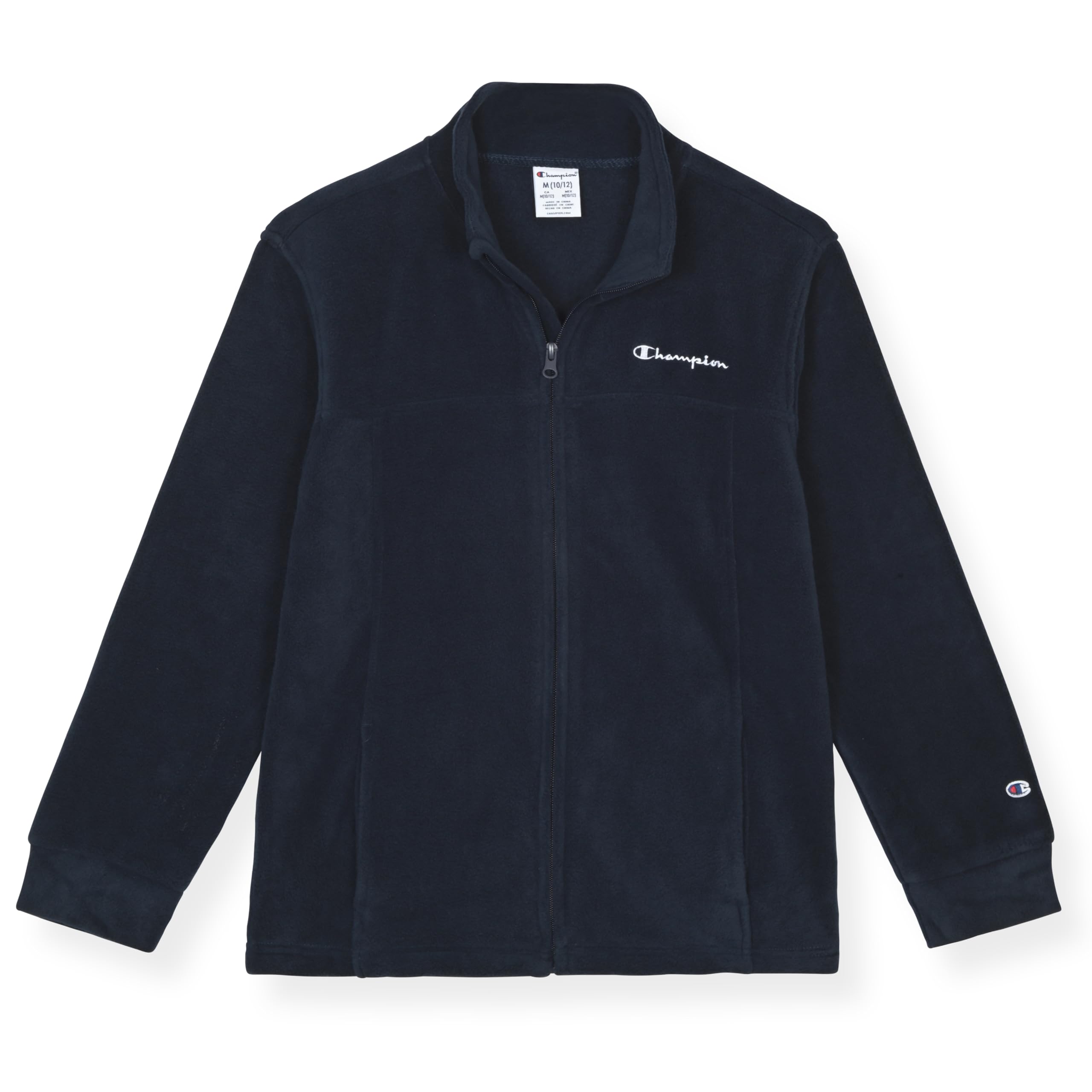 Champion Boys Fleece Jacket Full Zip Polar Fleece Track Jacket With Pockets for Kids Warm Layering Outerwear