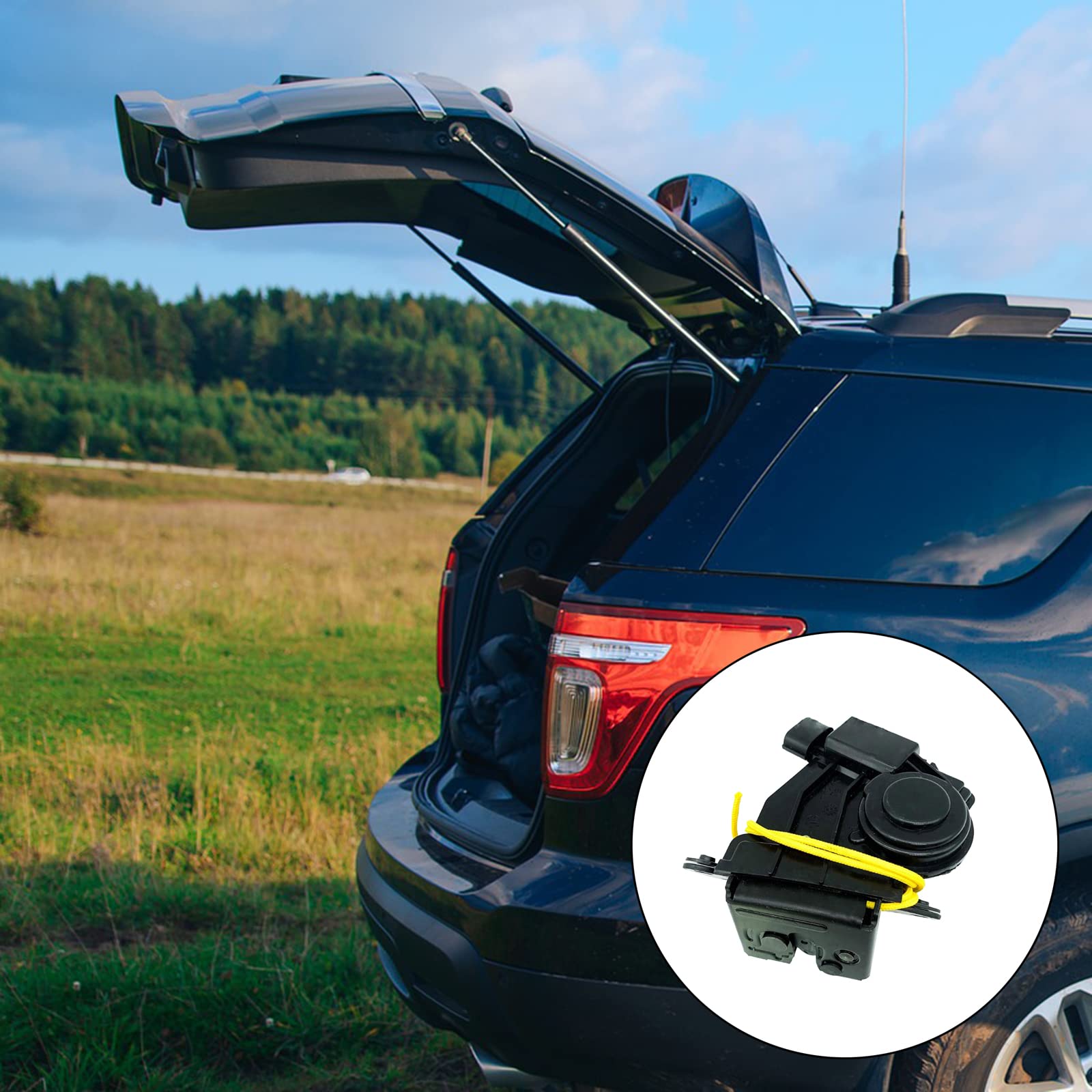 Kofferraumdeckelverriegelung Motor Ersatzteil Türschloss Heckklappe Latch Metall für Automodelle Ersatz Wartung Autowerkstatt