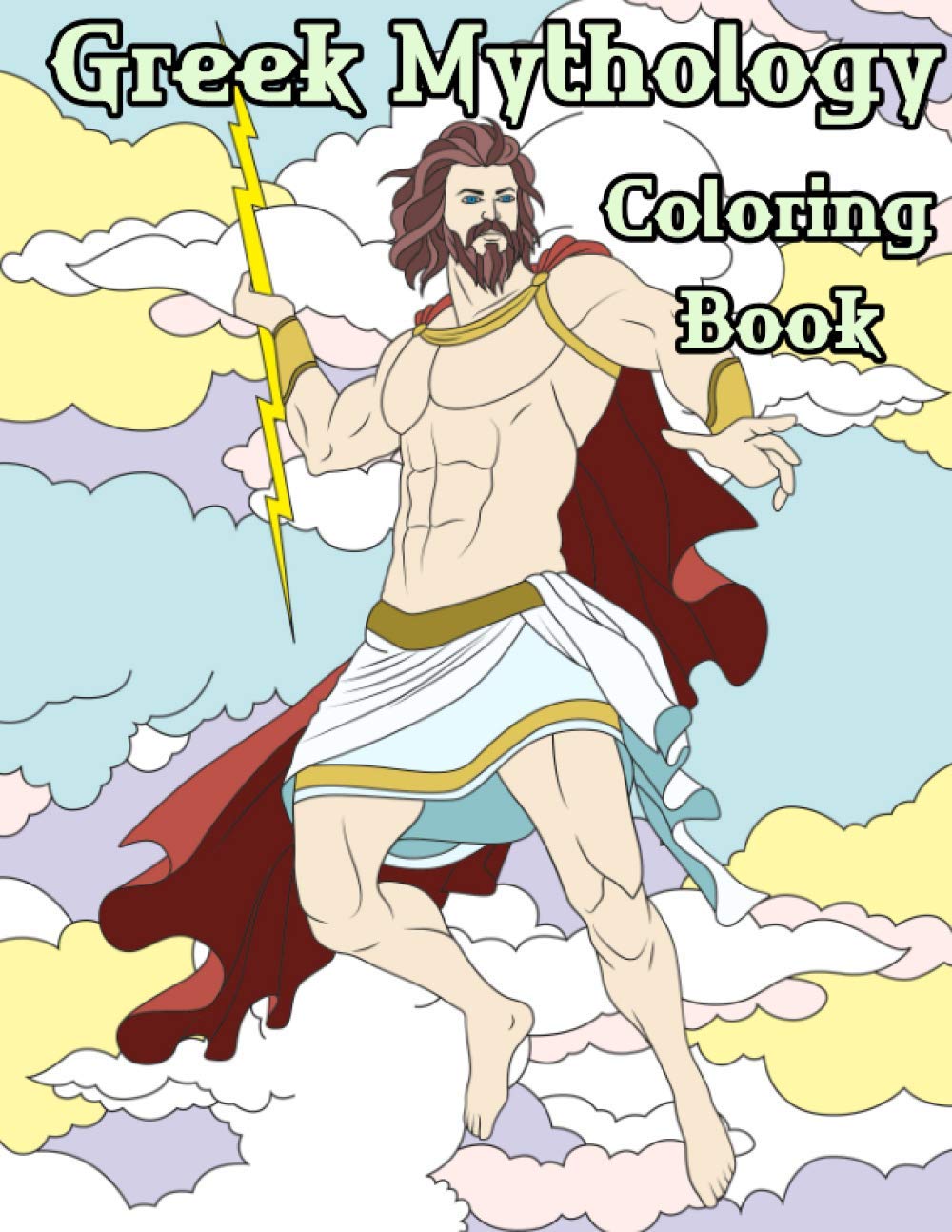 Buy Greek Mythology Coloring Book 30 Unique Greek Gods Coloring Book