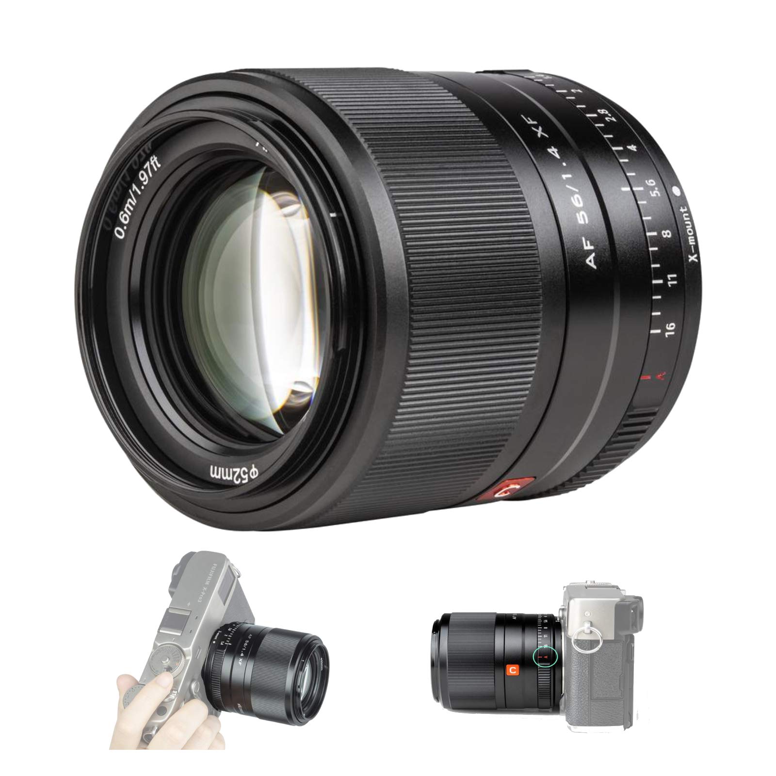 Viltrox 56mm F1.4 XF Autofocus Portrait Lens Compatible with