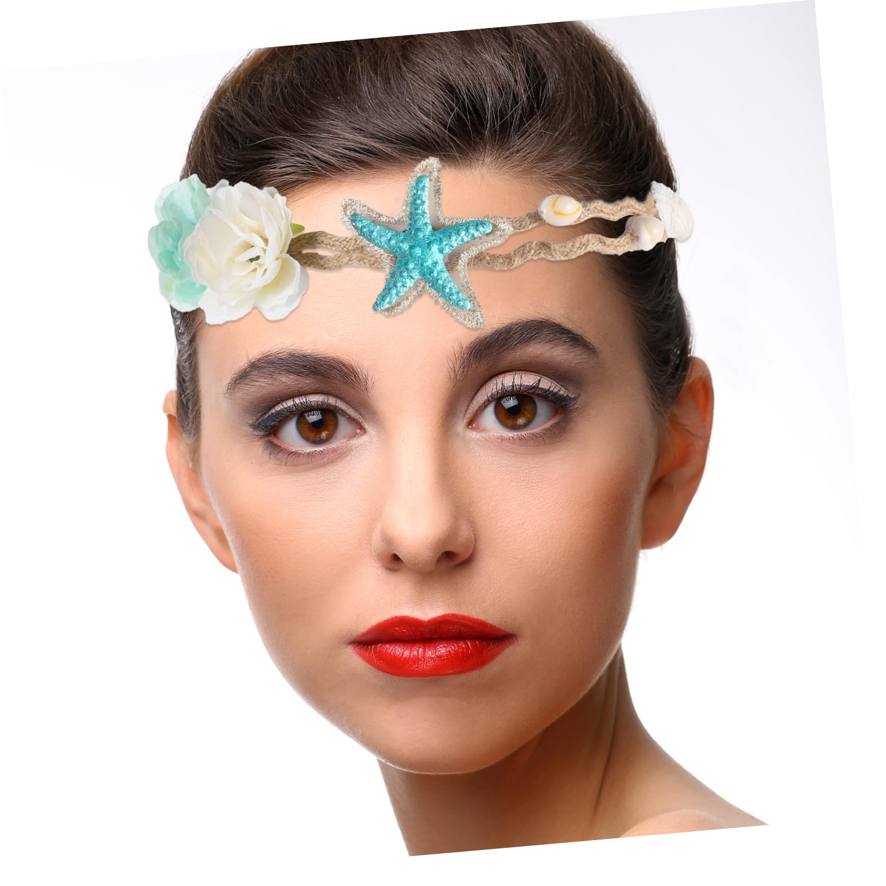 MAGICLULU Lot De 4 Bandeaux Extensibles En Coquillage Style Pour Mariage Plage Accessoires Pour Cheveux Pour Fêtes 2 Pièces X 4