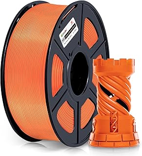 3D Printer Filament PLA +, COLIDO PLA Plus Filament 1.75mm PLA+ Printer Filament PLA PRO Toughness Enhanced, 1kg Spool (2.2lbs), Dimensional Accuracy +/- 0.02mm, Fit Most FDM Printer(Orange,1-Pack)