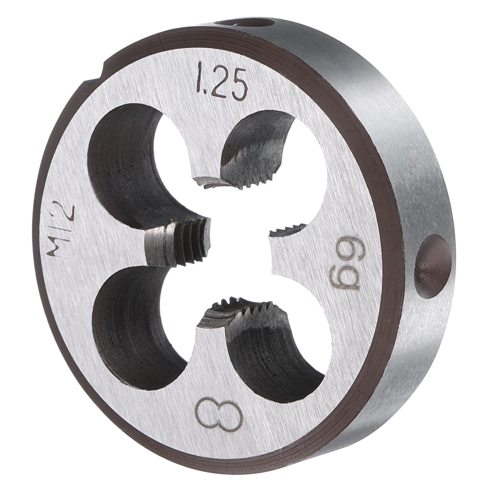 TOP-VIGOR M12 x 1.25mm Threading Die Right Hand Alloy Steel Round Die 1pc