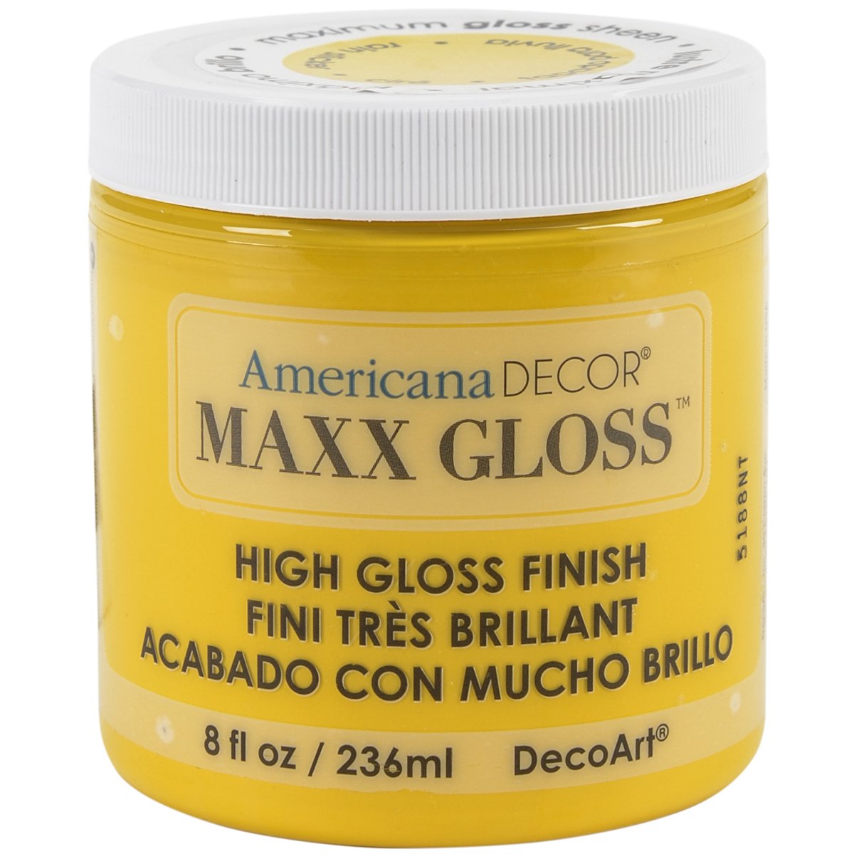 DecoArt Americana Décor Maxx Gloss Bottle Paint, Acrylic, Rain Slicker, 7 x 7 x 8 cm