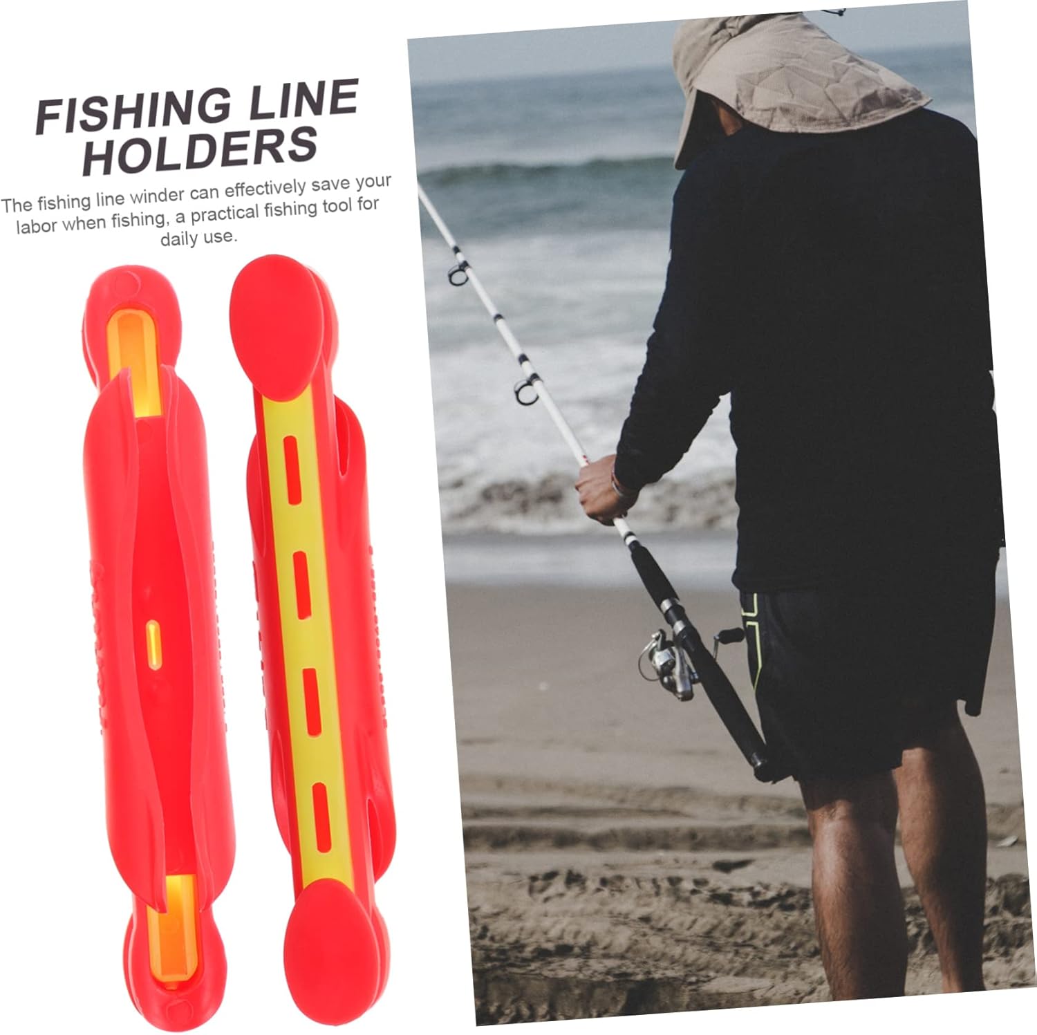 VANZACK 60pcs Fishing Line Winding Plate Durable Fishing Line Holder Lightweight for Easy Use Essential Tool for Outdoor Includes Each