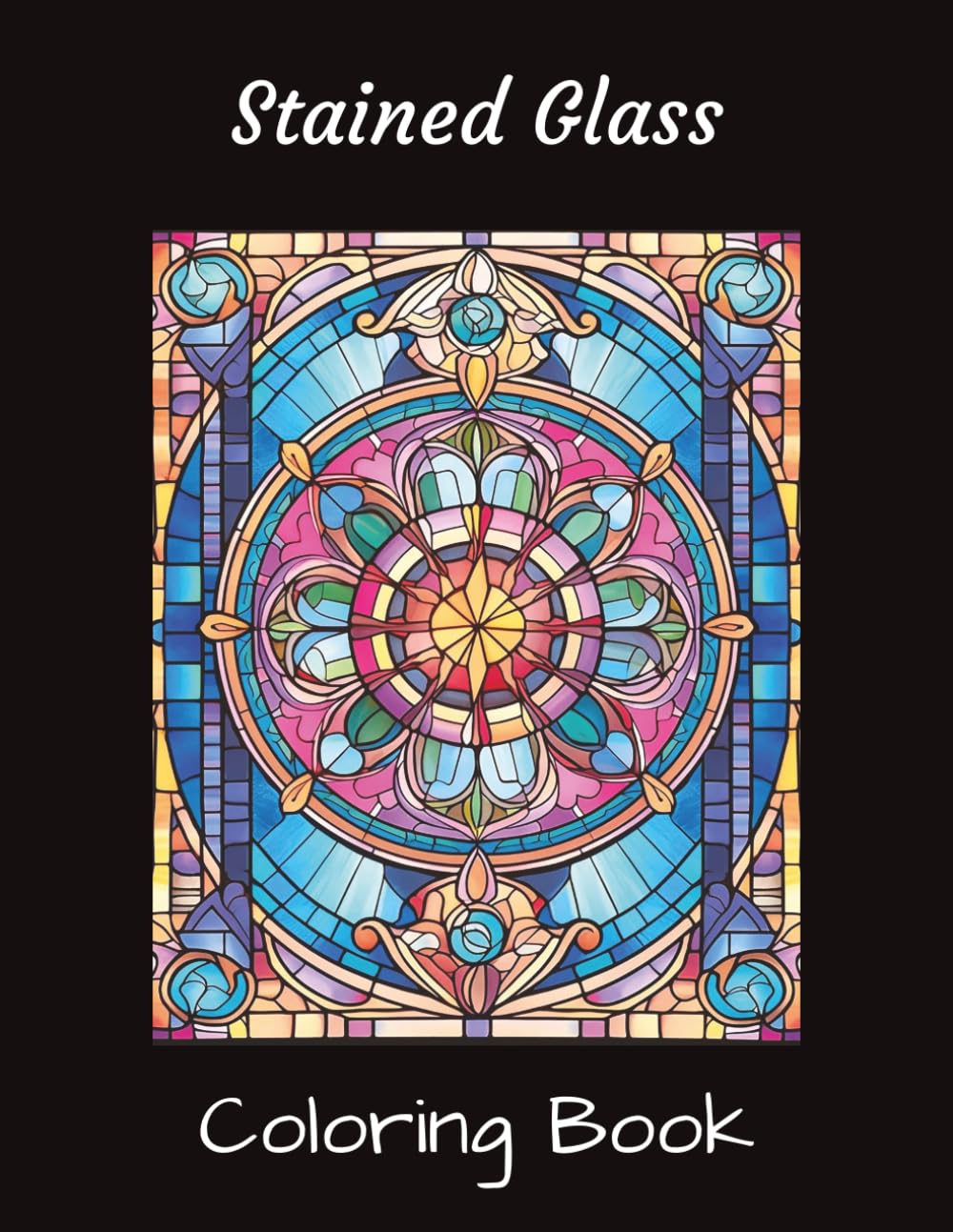 Stained Glass Coloring Book