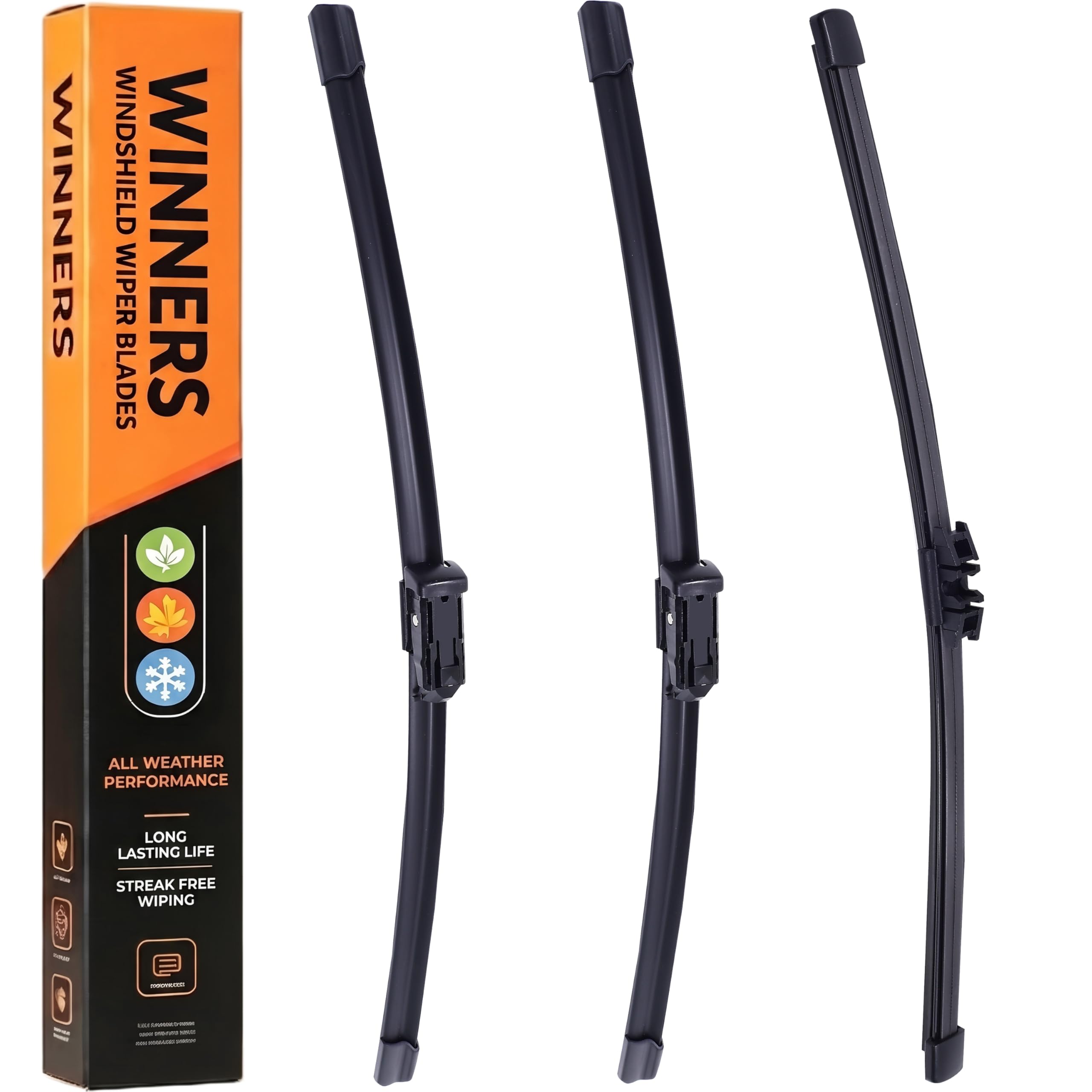 Photo 1 of WINNERS Wiper Blades for 2019 2020 2021 2022 2023 2024 2025 BMW X5 (All Models), 26" 20" 14" Front & Rear Complete Set, Premium All-Weather Windshield Wiper Replacement Kit