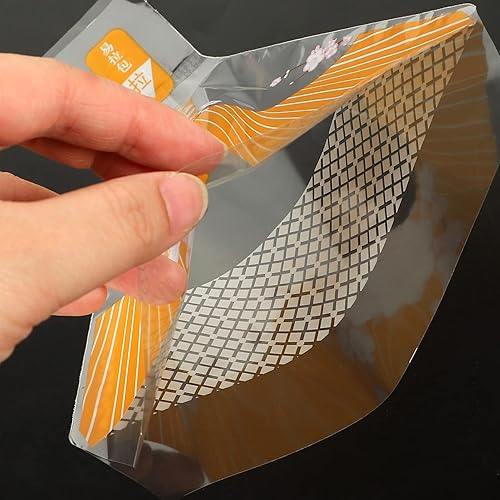 Miniatura 7 de Yardwe 100pcs Triángulo Onigiri Envolturas Plástico Transparente Japonés Lágrima Desechable Onigiri Bolsitas Bolas de Arroz Bolsas