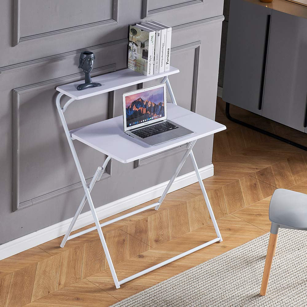 Buy BOJU Modern White Computer Desk Table for Office Office Student