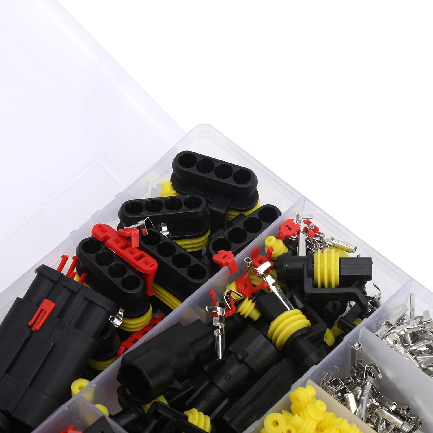 Wiring Connecting Terminals - Waterproof Electrical Connector Kit Stable Durable Light Weight Waterproof Connector Plug for Scooters for Motorcycles for Car