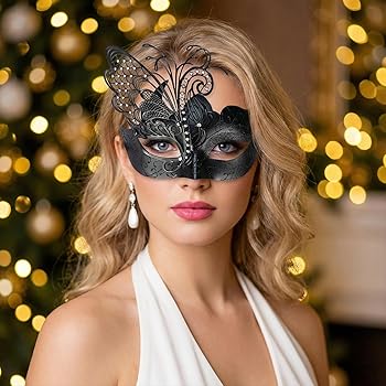 Amazon.co.jp: Qavctw バタフライパーティーマスク - 仮面舞踏会