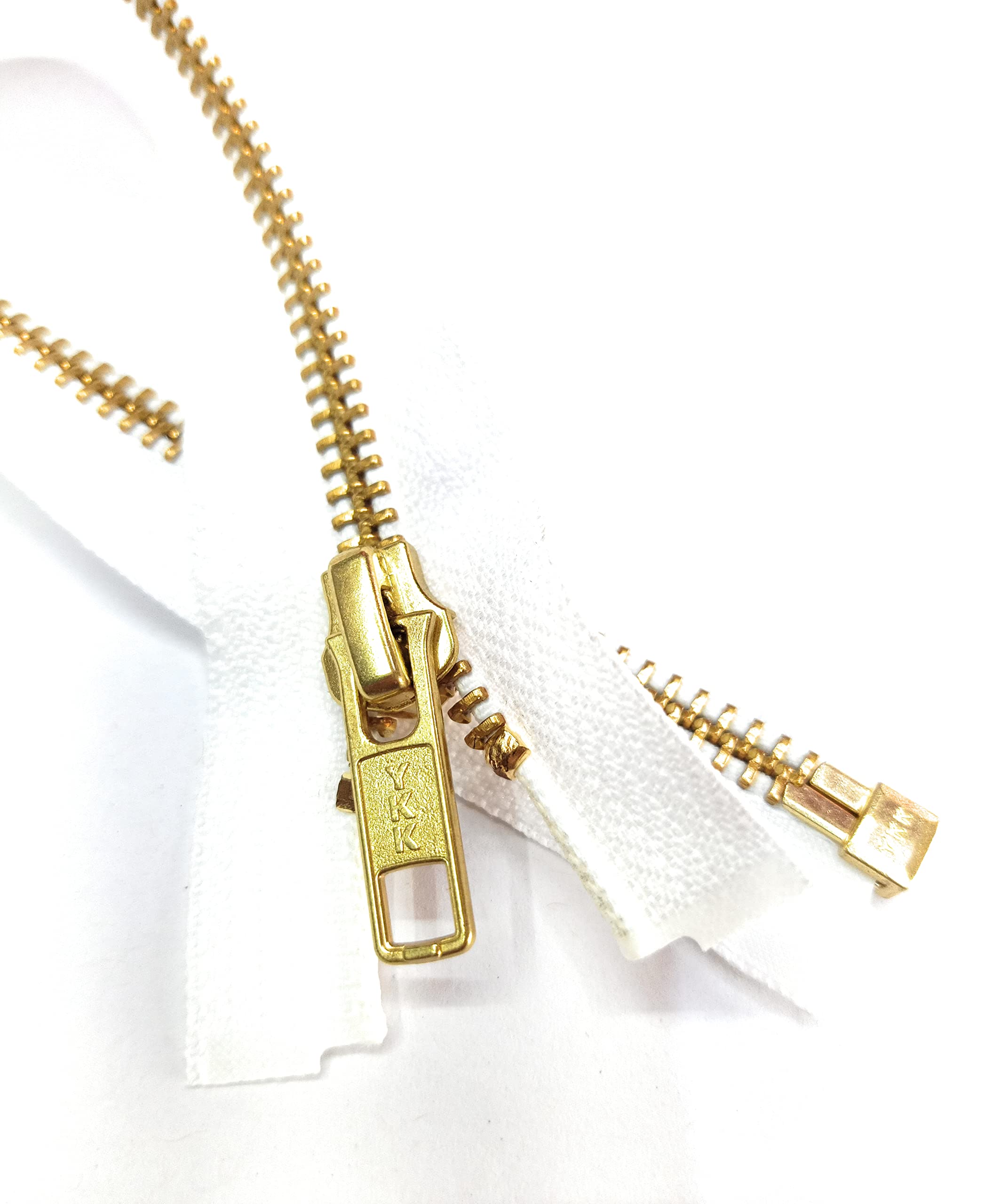 M Fabrics YKK Closed End Metal Zip for Jeans, Denim, Pockets Etc