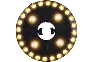 Warm White Umbrella Lights for Patio and Gardens