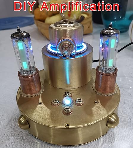 Miniatura 7 de 1 Unidades Dual Way Magic Eye 6E2 Tubo Indicador de Nivel de Audio Módulo VU Medidor Espectro Música Tubo de Vacío Indicador de Nivel de Conductor