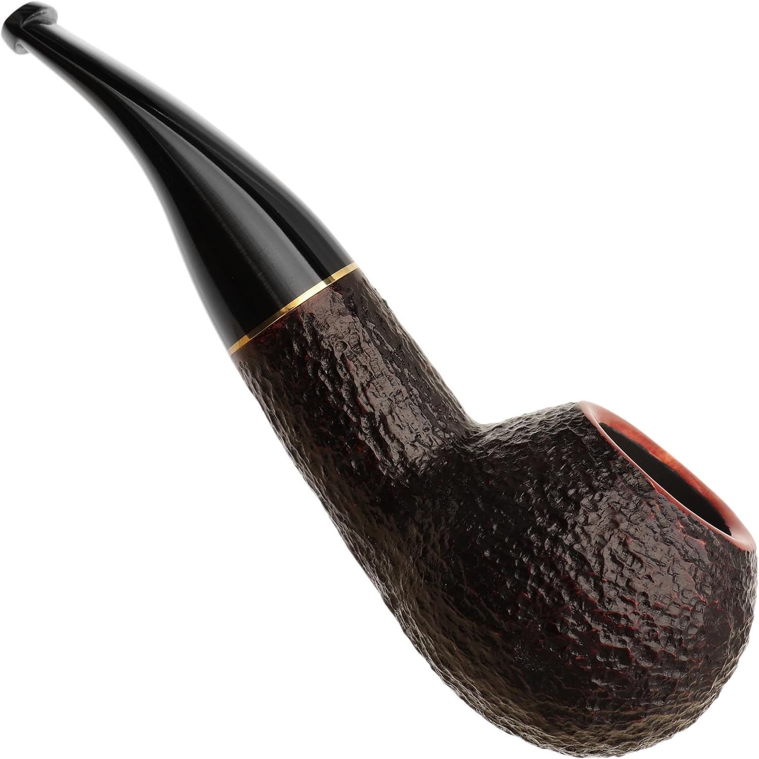 Savinelli Pipes Roma Collection - Rome Inspired Briar Wood Pipe, Handmade in Italy, 6mm (Brown 320 KS)