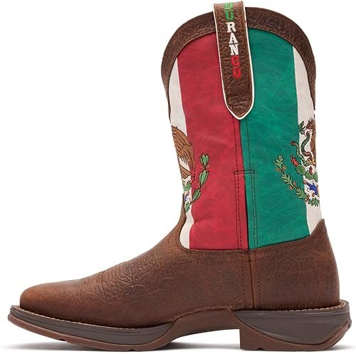 Miniatura 5 de Durango Botas Western Rebel By Durango con la bandera de México para hombre