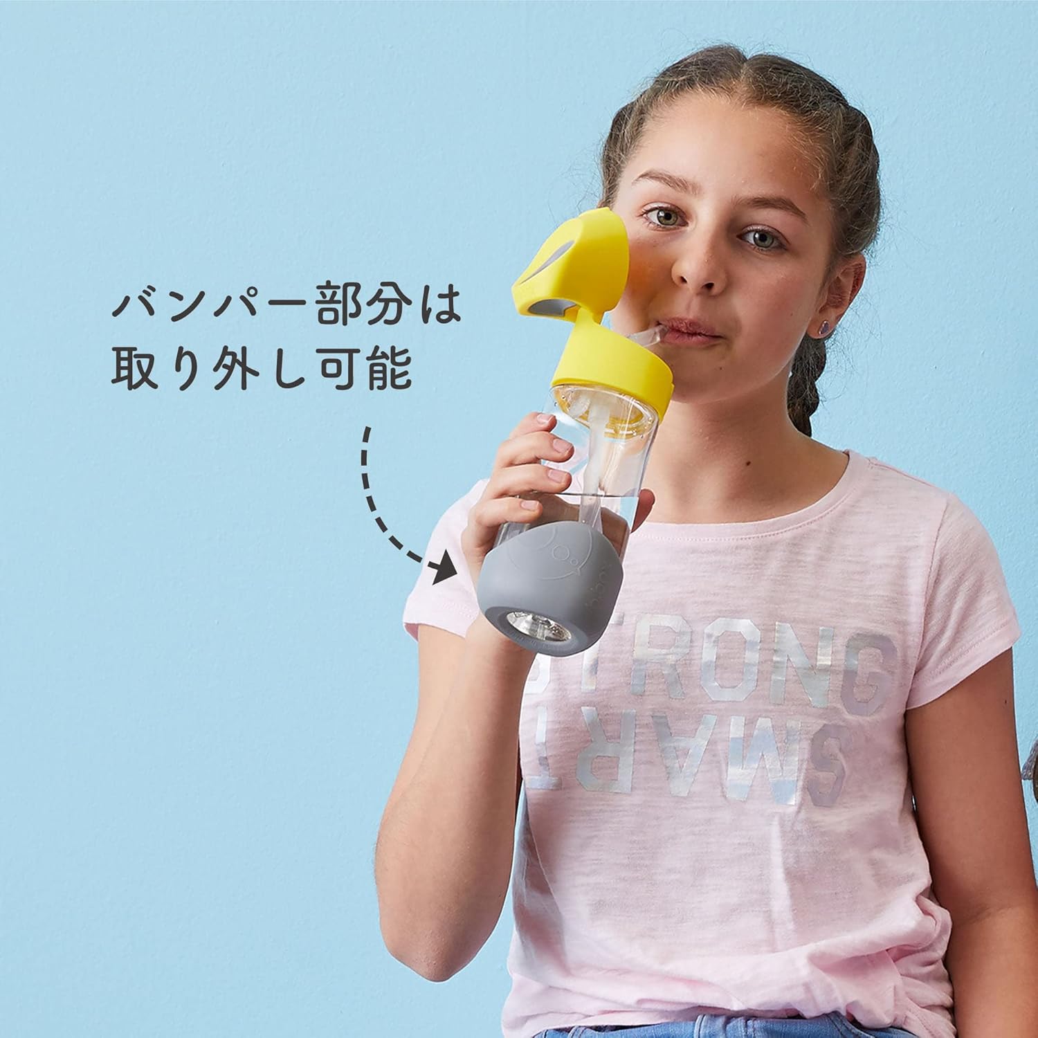 b.box 20oz Tritan Kids Water Bottle –Toddler Drink Bottle with Straw for School, Daycare, Travel w/Easy-Grip Triangular Design, Leak Proof Lid & Handle, BPA Free, Dishwasher Safe (Indigo Rose) - Image 9