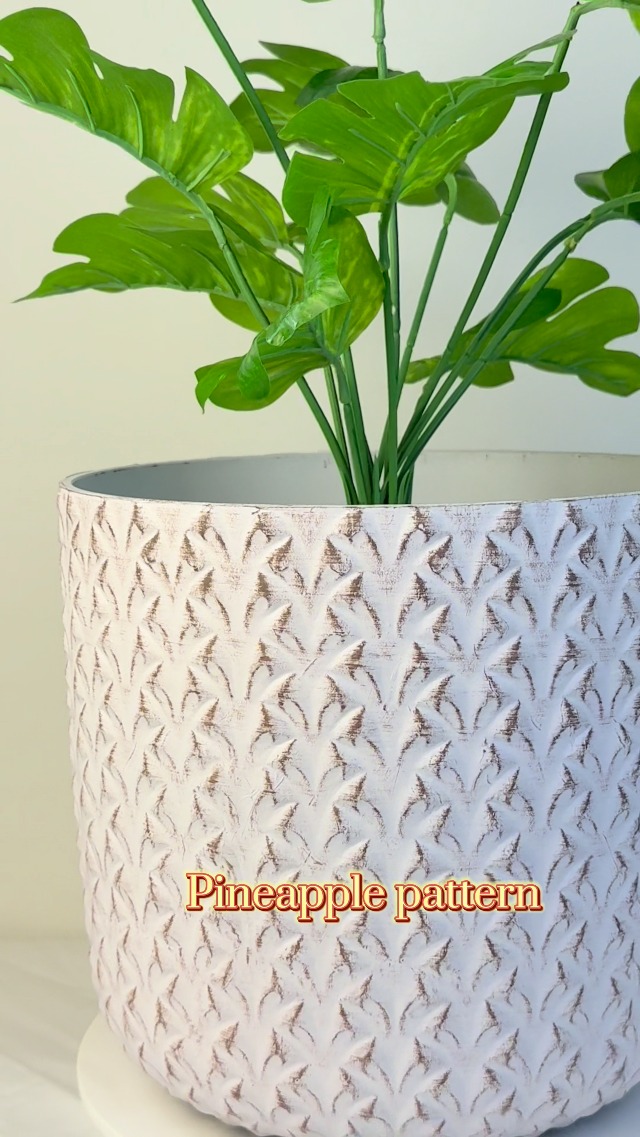 Amazon.com : 9.5 inch Outdoor Plant Pot Flower Planter for Indoor and  Garden Plants with Drainage Hole, Round Pineapple Pattern Set of 2 (Dark  Grey) : Patio, Lawn & Garden