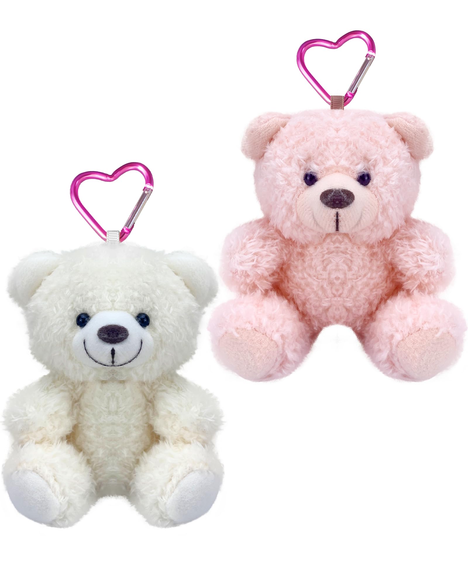 Topoloar Adorable Plüsch Handtasche Schlüsselanhänger Charm Soft Plüsch Anhänger Schlüsselanhänger für Rucksäcke, Sporttaschen Weihnachten Geburtstag Geschenk für Mädchen Frauen