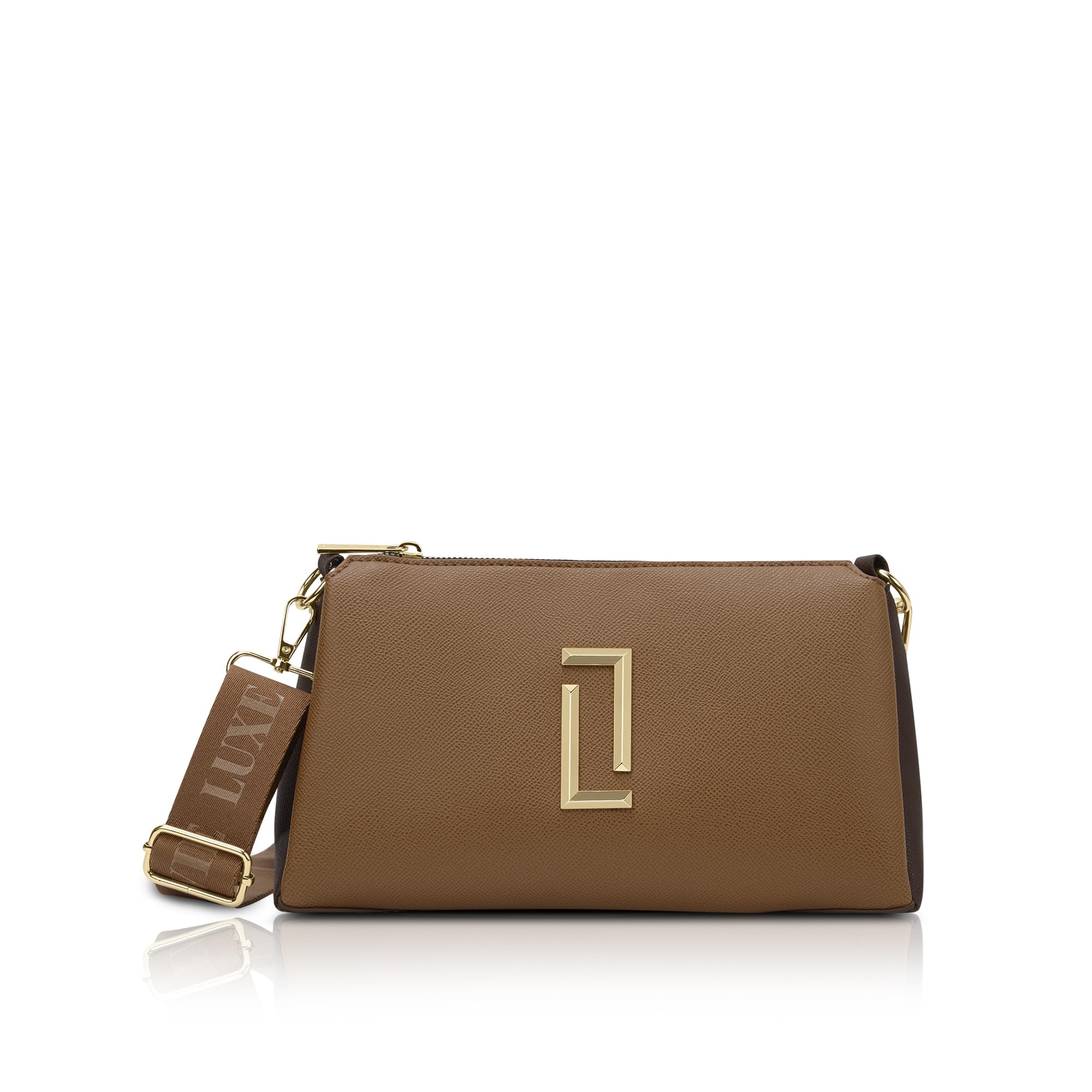 lavie luxe Women's Duo Lizzy 3 Compartment Cross Body Box Sling Bag | Ladies Purse Handbag | Gift for Women-picture-45