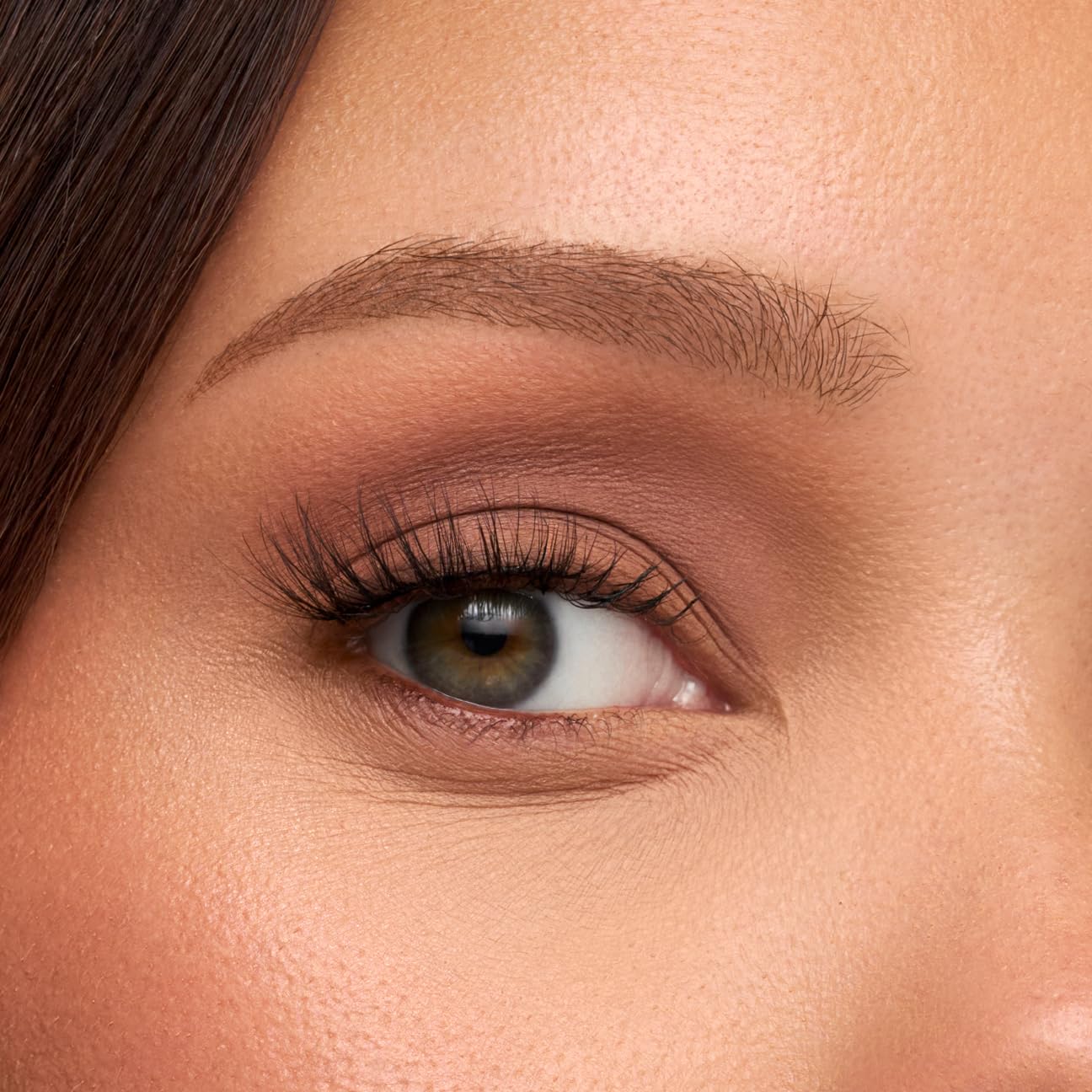 House of Lashes The Muse False Eyelashes, Black, Faux Silk, Medium Volume, Flared Half Lash, 3 Pairs, Reusable
