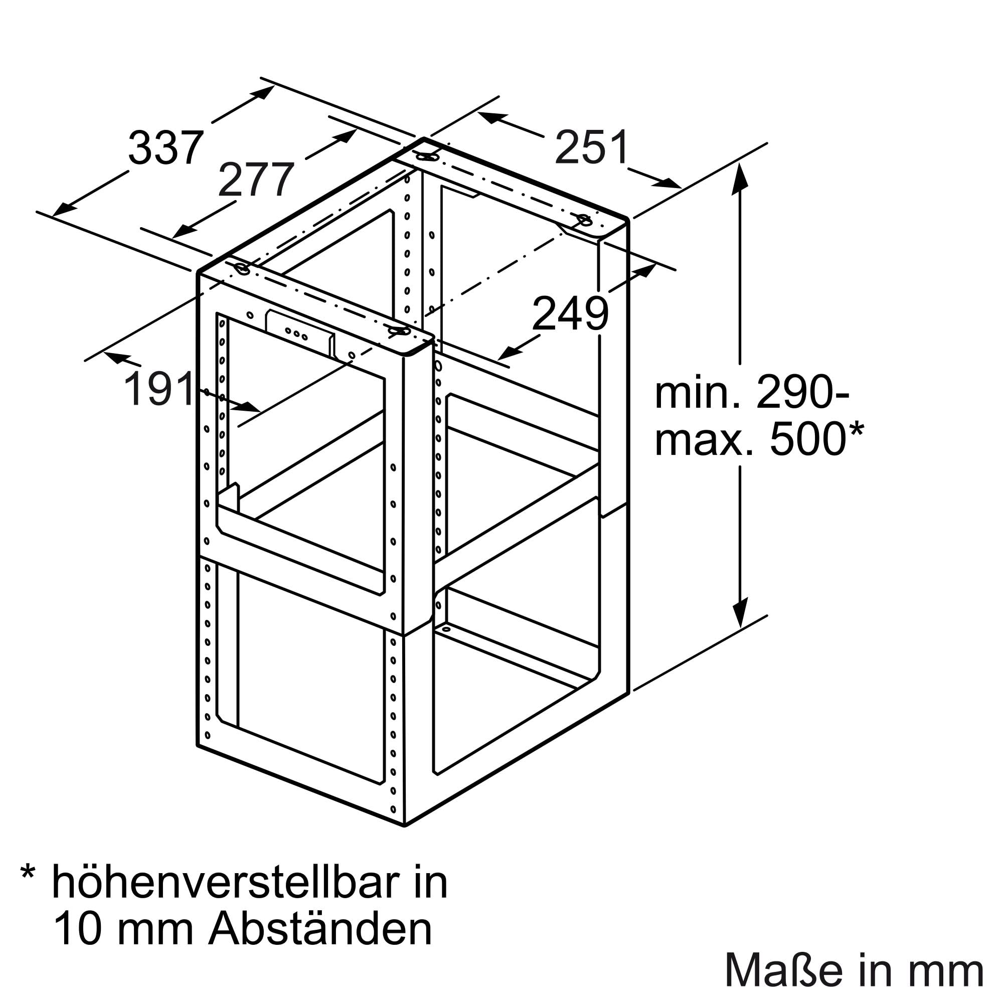 NEFF Z5921N0, Montageturmverlängerung für Inselessen, Kaminhöhe 110–150 cm, Gerätehöhe abhängig von Bauform (Korpushöhe), Made in Germany