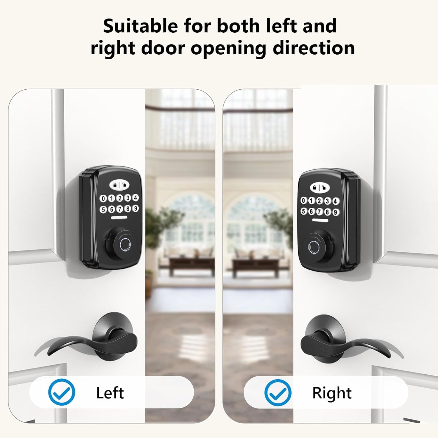 PHYSEN door lock suitable for left and right opening doors