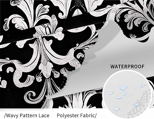 Miniatura 35 de IBILIU Mantel redondo náutico de 60 pulgadas, diseño de criaturas oceánicas, caballito de mar, tortuga, peces, barco, volante, poliéster, color azul