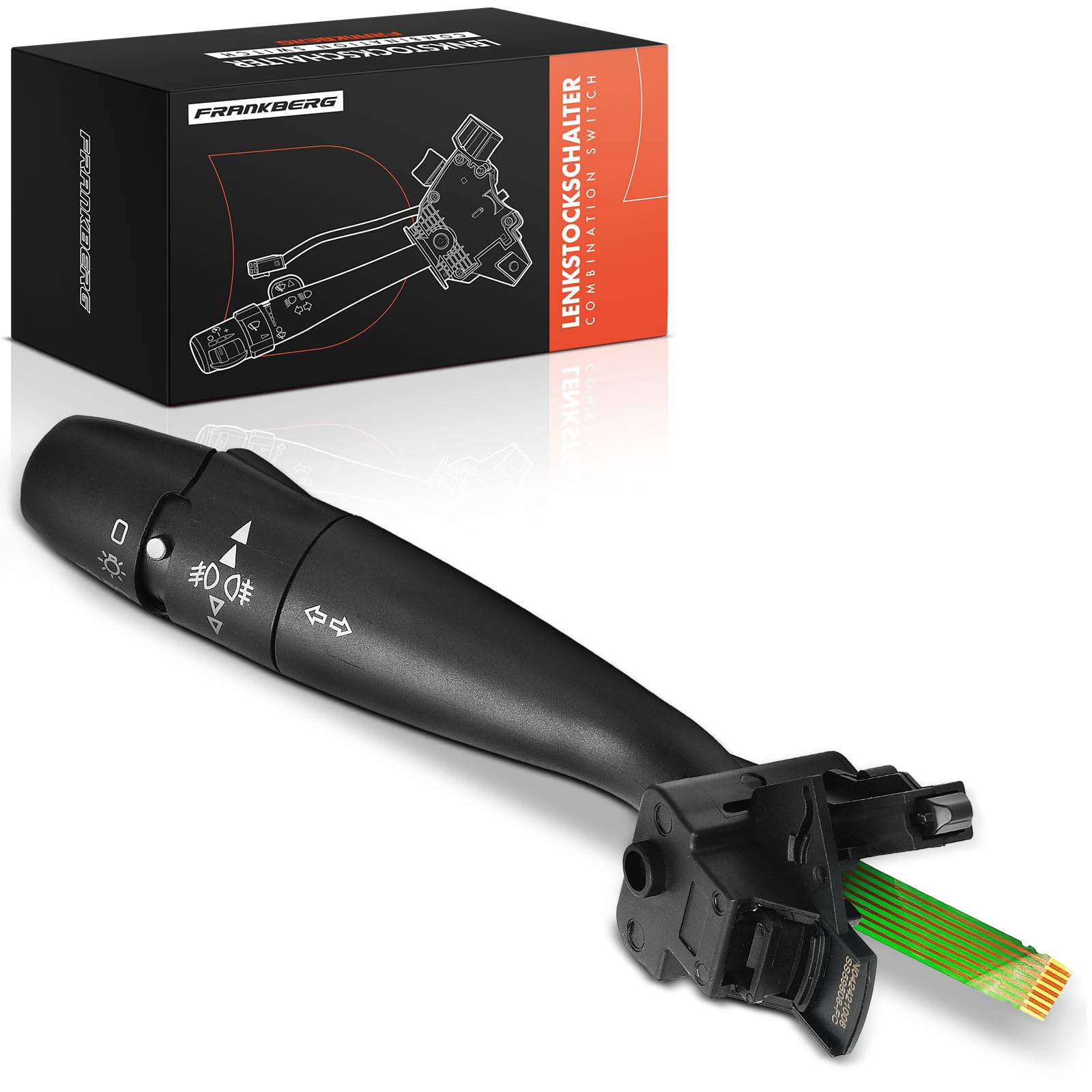 Frankberg Système électrique : commutateur de colonne de direction, | 96595087XT; Compatible avec: 307 3A/C, 406 Pause 8E/F, berline 206, Fourgonnette 206, 307 SW 3H, 406 8B, 206+ 2L 2M