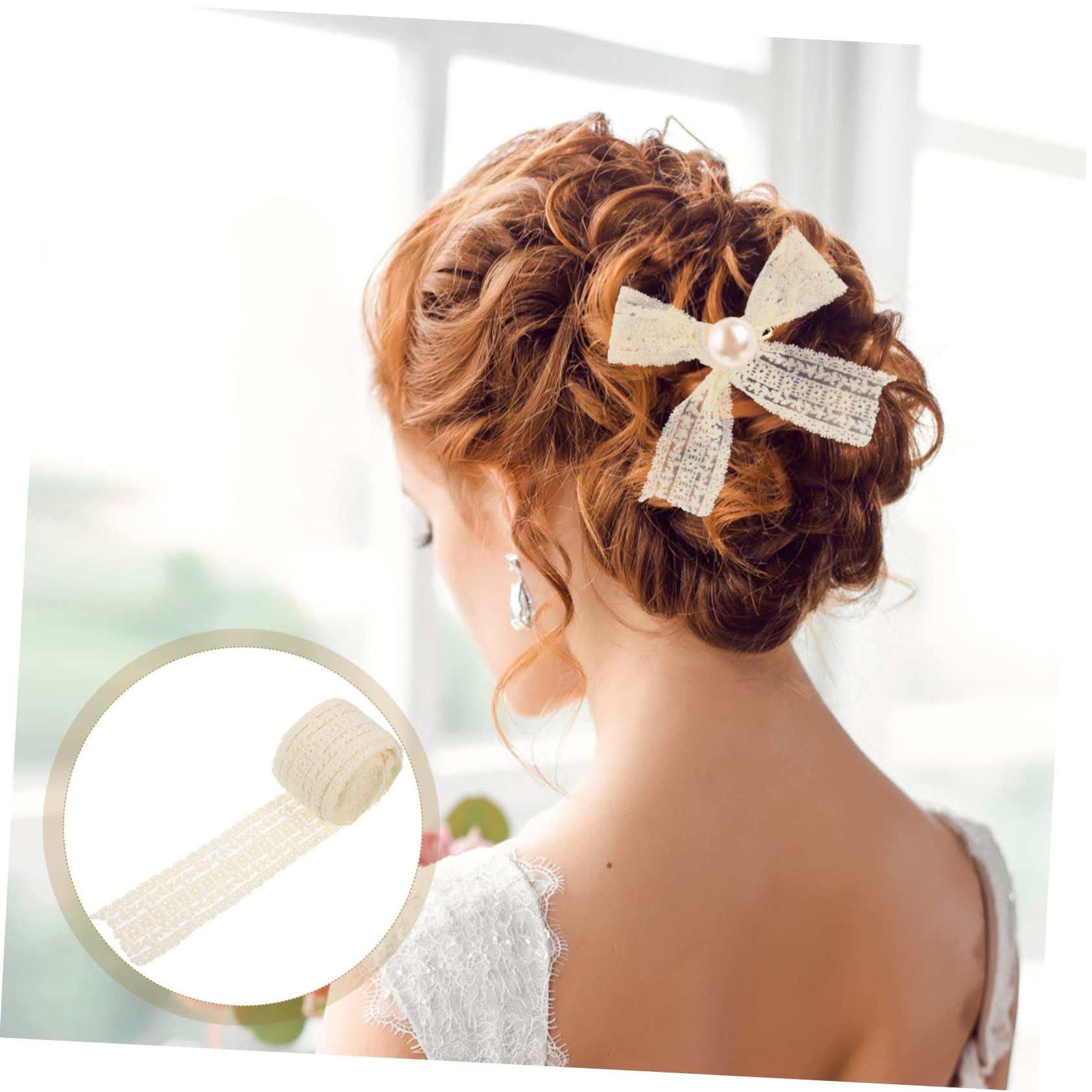 SHINEOFI 4rollen Spitzenborte Für Bastelarbeiten Dekorative Und Kleidung Vielseitig Einsetzbar Für Haarschmuck Und Wohnaccessoires