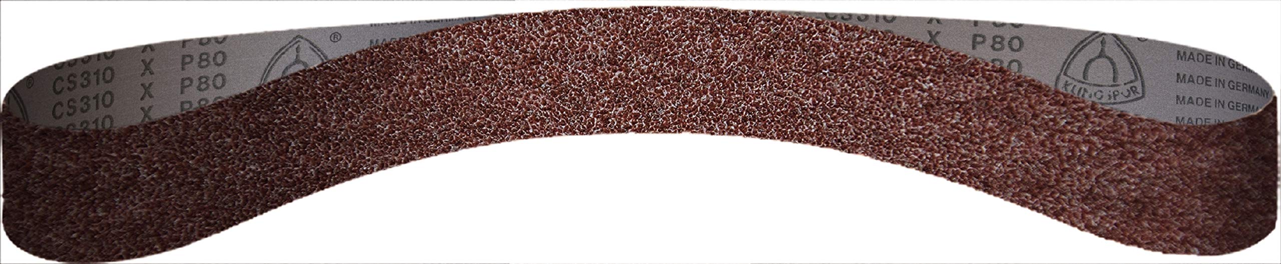 Klingspor CS 310 XF 10 x 330 mm Pack of 25 Sanding Belt Grit 80, 71111, coloured, 10X330