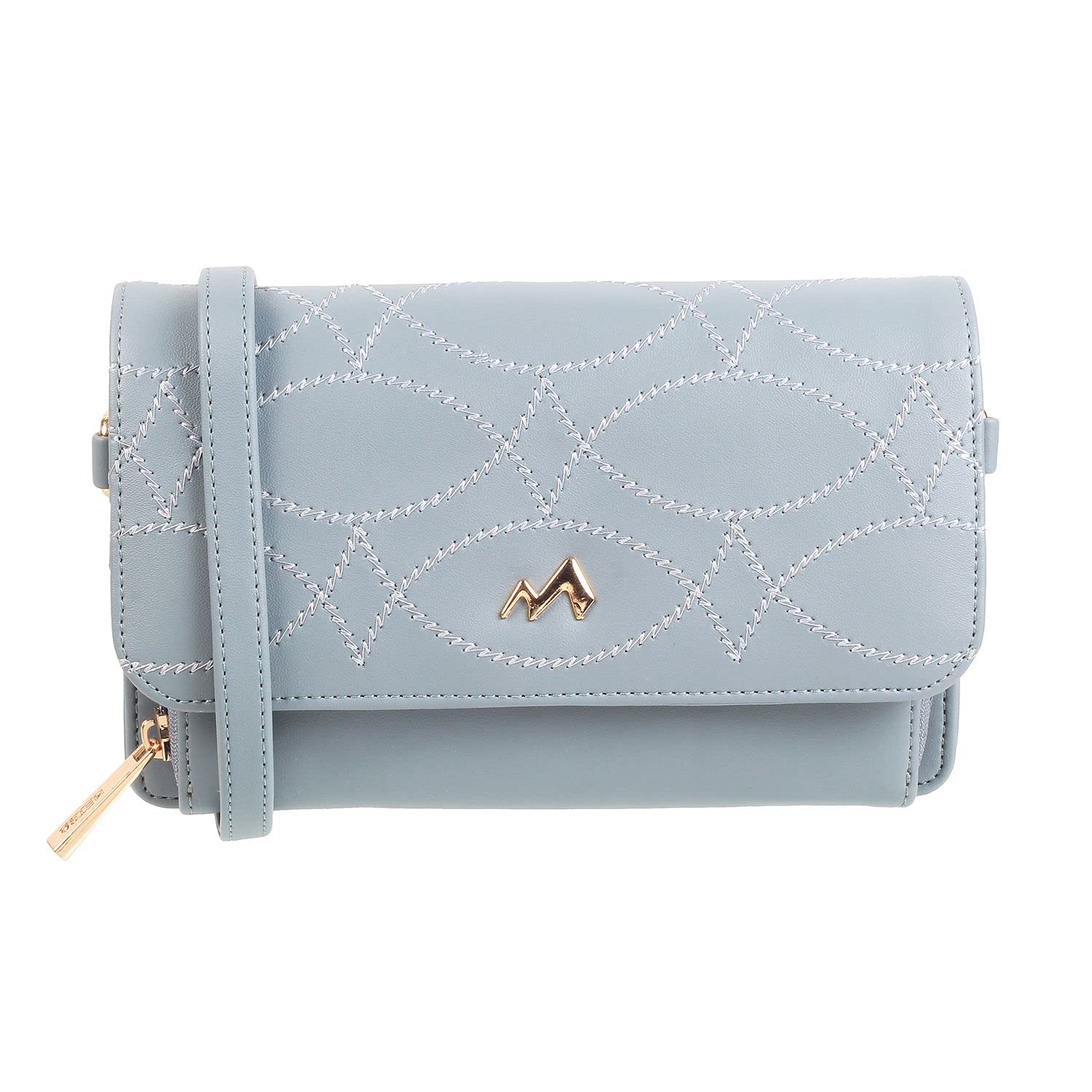 Metro Light Blue Women Flap Over Sling Bag | Ladies Purse Handbag (95-8396) (B0BS6WY54Q) Amazon Price History, Amazon Price Tracker