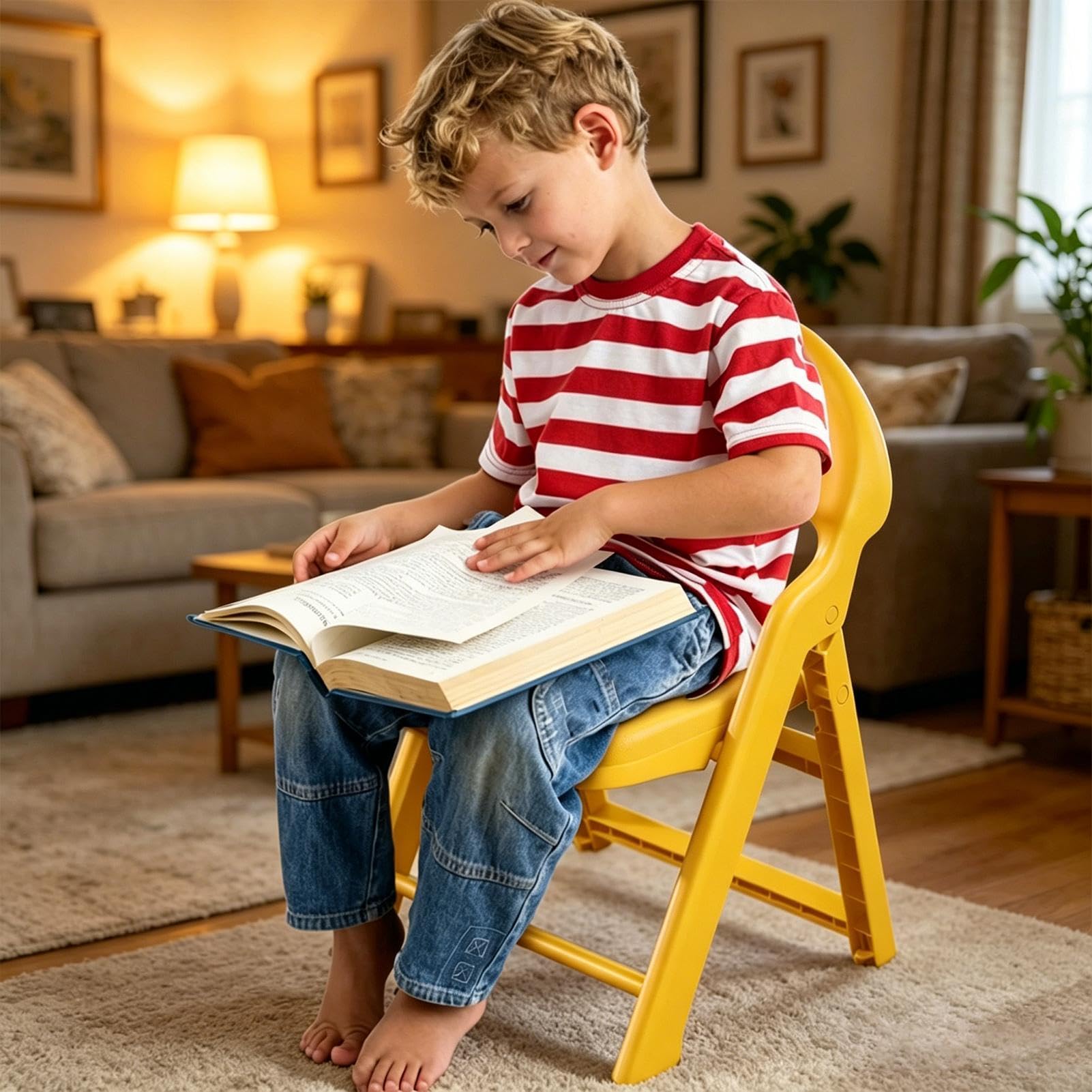 Składane Krzesło Dla Dzieci Ergonomiczne Antypoślizgowe Przenośne