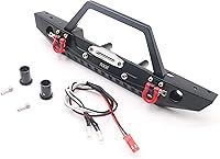 Vista 1 de KYX Parachoques delantero de metal Racing para Traxxas Trx4 Redcat Gen8 Scout II